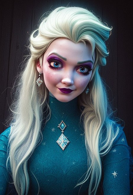 score_9, 1girl, solo, Elsa, bjzzs,