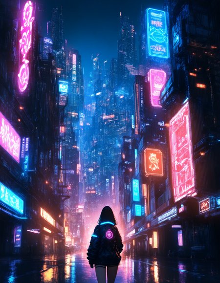 masterpiece,high score,great score,absurdres,  ., cyberpunk, dark, scenery, city, cityscape, science fiction, city lights, street, neon lights, realistic,, <lora:r0k00g00th:1>,r0k00g00th,r0kur3&l1tyHD,, Roku WildCards/Weather,