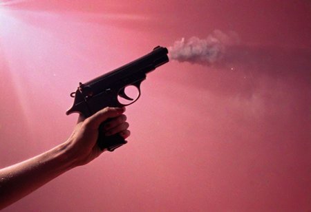 Describe the silhouette of a woman's hand holding a Walther PPK against a bleaked pink backdrop in the style of the iconic 1977 James Bond opening sequence. a small miniature naked woman standing on the gun, The hand and weapon are shrouded in black silhouette, illuminated from behind by a spotlight cutting through mist.
atmospheric haze, Film grain, cinematic film still, highly detailed, high budget, cinemascope, moody, epic, OverallDetail, gorgeous, 2000s vintage RAW photo, photorealistic, candid camera, color graded cinematic, eye catchlights, atmospheric lighting, skin pores, imperfections, natural, shallow dof,