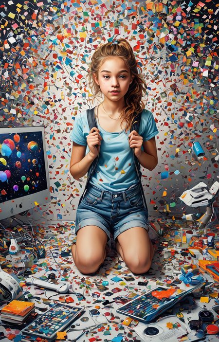 masterpiece,best quality,<lora:tbh50-sdxl:0.6>,illustration, tech genius teenage girl