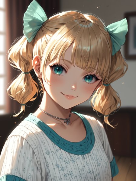 <lora:happy_tentacle-ibaramegumu-v0.1-000010:1>, ht_ibaramegumu, hair bow, (necklace:0.7), blonde hair, aqua eyes , seductive smile, indoors, cowboy shot, 1girl, (petite:1.2), solo focus, (looking at viewer:1.1), , (depth of field:0.8), , [(realistic, photorealistic:1.1):(realistic:1.3):22], [(3d:1.2)::10], <lora:LUUNA's Lunas-NijiJourney-SDXL-B2:0.5>, nijijourney, <lora:prgfrg23's Counterfeit-V3.0 Style SDXL_LoRA_Pony Diffusion V6 XL:0.3> <lora:Shed_The_Skin's StS_age_slider_v1_initial_release:-1.2>, score_9, score_8_up, score_7_up, score_6_up, score_5_up, score_4_up