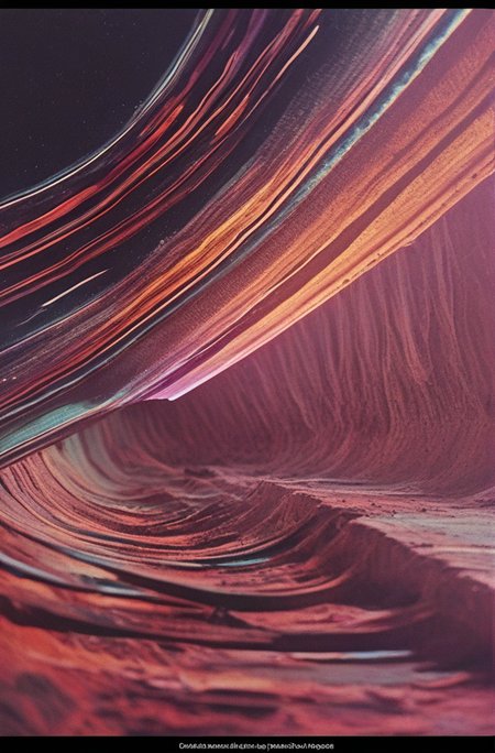 ((Introduce quality iteratively)) satirical analog color epic dramatic missing still photo from Acadamy Award winning 1970's interdimentional science fiction movie)BREAK(perfect emotional lighting and cinematography)(mechanized eschatone)(evocative depth of field)(absolute sharpness)(true black point)(art of genius)(relativistic gradients)((vibrant colorful saturated hues))((dark corners vignette))
<lora:LCM-LoRA-XL_V1:0.21>
<lora:SDXLHighDetail_v5:0.3>
<lora:MJ52:.6> 
<lora:JuggerCineXL2:.6>