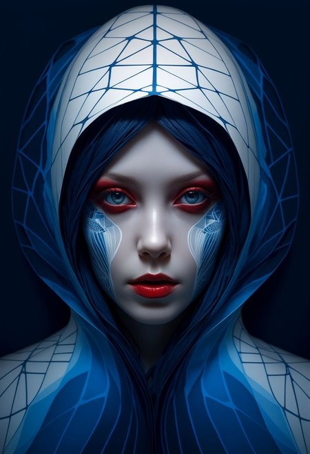 layered papercut, mysterious face, an exotic girl in artsy clothing, fading backlit background, (deep sea fading white to deep blue/red), alluring goddess, by Minjae Lee, Carne Griffiths, Emily Kell, Steve McCurry, Geoffroy Thoorens, Aaron Horkey, Jordan Grimmer, Greg Rutkowski, amazing depth, double exposure, surreal, geometric patterns, intricately detailed, bokeh,  perfect balanced, deep fine borders, artistic photorealism , smooth,  great masterwork by Suiras  <lora:add-detail-xl:2>  <lora:Double_Exposure:0.5>