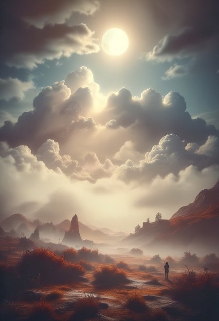 cloud egg in mountain, focus, award winning artwork, extreme detailed, Wide range of colors, Dramatic,Dynamic, Cinematic, Sharp details, Insane quality. Insane resolution. Insane details. Masterpiece. 32k resolution.