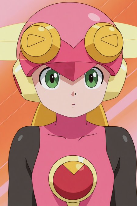 Roll.EXE, anime coloring, newest, masterpiece,  <lora:megaman_NT_Warrior-Roll.EXE-illustrious:0.8>