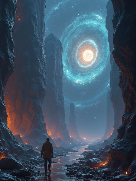 A mysterious region composed of high-dimensional space fragments. These fragments contain physical laws and phenomena beyond human imagination. Explorers will feel a strong cognitive impact in this region, as if their thinking is infinitely expanded.