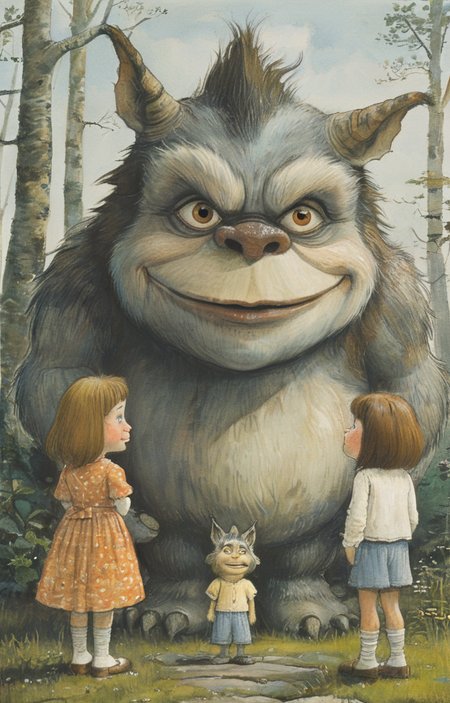 style of Maurice Sendak [SDXL] 377