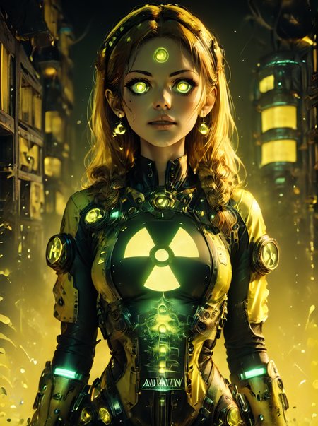 score_9, score_8_up, score_7_up,score_6_up, score_5_up,score_4_up, source_anime BREAK  overalldetail,
 <lora:nuclearhazard_Pony:1>nuclearhazard,
1girl,yellow theme,clothing,solo