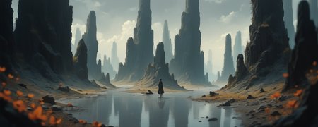 score_9, score_8_up, score_7_up, score_6_up, score_5_up, score_4_up, surreal landscape, backlight, overcast, cinematic photoshot, depth of field <lora:ponys-dream:.9>