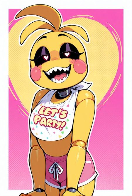 Toy Chica   FNAF / Five Nights at Freddy's    illust + 1.5