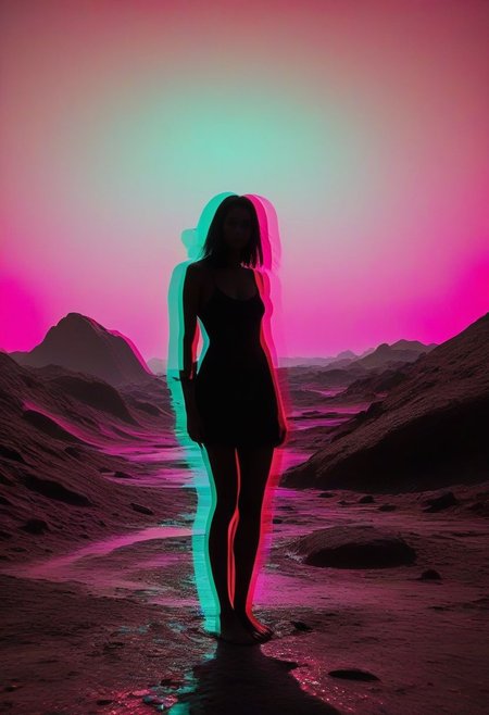 an otherworldly landscape in the style of neon silhouette contrast, 
<lora:xl_more_art-full_v1:0.5> <lora:- SDXL - vanta-black_contrast_V3.0:0.4> <lora:SDXL_black_and_color_Sa_May:0.5> dark, black and color <lora:sss:0.7> sss