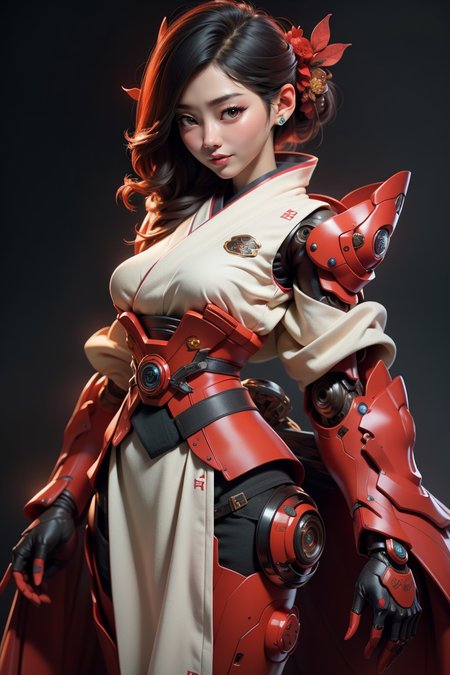 masterpiece, best quality,
beautiful korean woman, kimono, android, cybersuit, exosuit, hardsuit, mechasuit, mecha
<lora:3DMM_V12:1> <lora:nijiarmor_v2:0.9>