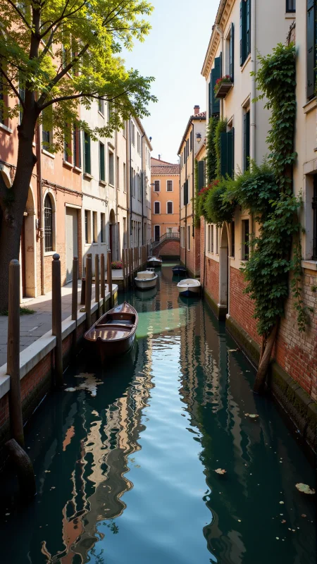 photo, photography, Fujifilm XT-4 Viltrox, A canal in Venice landscape, early morning, very intricate, very detailed, realistic. sharp, bright, colorful, film grain, high contrast, <lora:Anti-Blur:1><lora:Insane Detail Slider:0.25>  <lora:flux.1_lora_flyway_Epic-detail_v2:0.3> <lora:fluxenhancer:0.25>