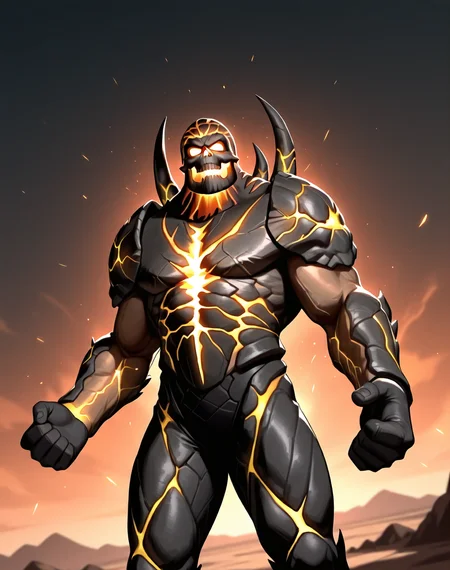 <lora:Dark_Khan_(Mortal_Kombat)_(Illustrious)_(AD):1> Dark Khan, muscular, Mortal Kombat, 
dutch angle, exterior, battle field, 
male focus, gradient coloring, villain, end boss, overpowering, 
BREAK very awe, aesthetically pleasing, masterpiece, best quality, amazing quality, very aesthetic, perfect depth of field shot, in'ei,
Smooth Quality, lazympos, IllustQualXL_Pos,