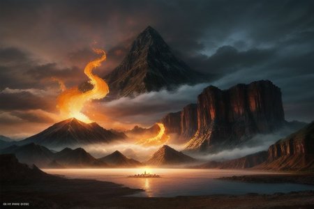 masterpiece, highly detailed, cinematic, medium shot, three-quarter perspective, depth of field, highly detailed face and body, intricate detail, cinematic shot, award-winning photography, 8K, UHD, HDR. JuggernautNegative,beautiful face and perfect eyes, Close-up face, happy, mysterious 
An image depicting the four earthly elements - fire, water, earth and air - intertwined in a harmonious whole, depicted with symbolic figures:
Fire: A fiery phoenix stretched in the sky, with brightly burning feathers, symbolizing rebirth, transformation and spiritual power.
Water: The mighty Neptune rising from the waves of the sea, holding a trident, symbolizing fertility, emotions and the depth of the subconscious.
Earth: A gigantic stone giant, firmly planted on the ground, with a wise face and penetrating eyes, symbolizing stability, strength and connection with nature.
Air: An ethereal angel soaring among the clouds, wings outstretched, symbolizing freedom, inspiration, and a spiritual connection with the higher.
composition:
The four figures are arranged in a dynamic composition,
Colors and light should be used to emphasize contrast and dynamics between elements.
Additional details:
You can add landscape elements such as mountains, forests, rivers or clouds to enrich the image.
 to use symbols to represent more abstract ideas such as balance, the cycle of life or unity.
style fantastic, realistic.