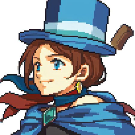 score_9, score_8_up, score_7_up, source_anime, fegbaportraits, portrait, white background, solo, 1girl, trucy wright, smile, top hat, dress, cape, scarf, earrings <lora:zs_FEGBAPortraitsXL:1> <lora:aa_trucywright_ponyXL:1>