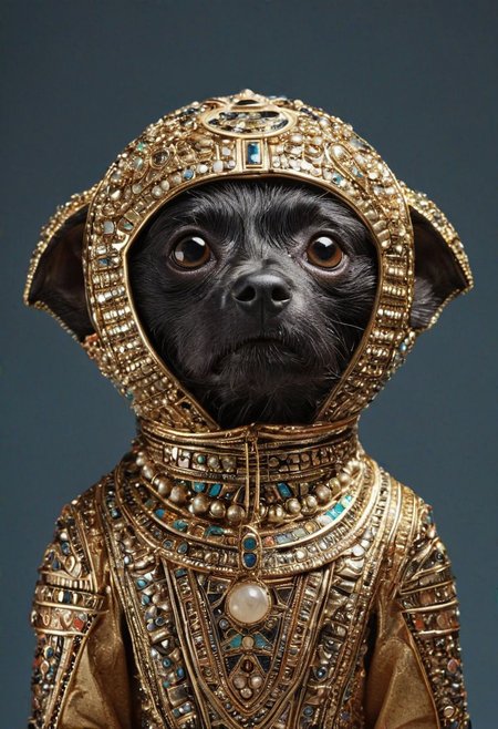 (Product Photography by Patrick McMullan and Gerald Drucker:1.2), award winning, small stocky, illusive cute agile timeless unaging awesome fairytale creature,
(aesthetic of ancient egyptian art with risk-taking atmosphere:0.5), screen space reflections (ssr), no blur, f/1.4, symmetry and balance,
imaginative supreme masterpiece with carefully designed details,
(pearl and rosegold colors:0.1), <lora:MJ52:0.5> <lora:ral-elctryzt:1> ral-elctryzt