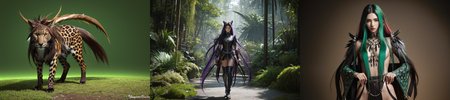 highly insanely detailed, masterpiece, top quality, best quality, highres, 4k, 8k, RAW photo, (very aesthetic, beautiful and aesthetic), 
__lazy-wildcards/subject/env-bg/SavageVerse/prompts__, 
<lora:SavageVillage-10:0.6>, 
(1girl:1.3), 
solo focus, 
($(char-skin-tanned-dark-black-bronze-001):1.1), 
(__lazy-wildcards/char/haircolor__), 
__lazy-wildcards/dataset/background__,âââ