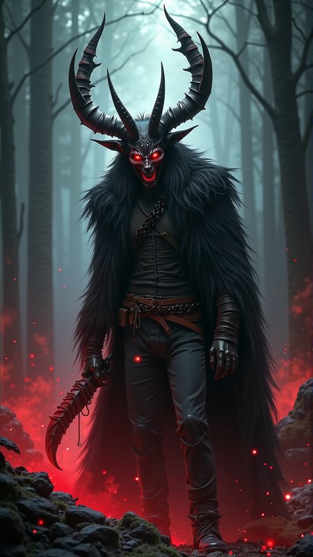 A professionally shot photography of a KrampusStyle apex legends ash. concept art by james gurney and mÅbius.. Dark, atmospheric and moody atmosphere. alteration, dark, ominous
<lora:KrampusStyleFlux:__wildcards/numbers/07-09__>