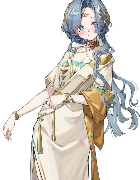77\(reverse:1999\),1girl,solo,white background,simple background,blue eyes,cowboy shot,<lora:77-000008:0.7>,, masterpiece, best quality, very aesthetic, absurdres,newest, incredibly absurdres,, toshizou \(0714\)