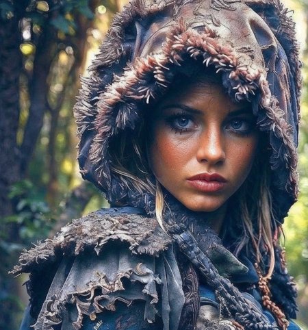 RAW photo, (masterpiece:1.3), subsurface scattering, heavy shadow, (high quality:1.4), (intricate, high detail:1.2), professional photography, HDR, High Dynamic Range, realistic, ultra realistic, photorealistic, high resolution, film photography, ambient lighting, atmospheric effects, <lora:detail_slider_v4:2>, OverallDetail, ChloeJ, <lora:ChloeJ:1>, as a female ranger, intricate leather armor, in a sinister forest,  <lora:FantasyRanger:0.8>, FanRan, FanFo, <lora:FantasyForest-10:0.7>, <lora:zoom_slider_v1:1>,  epiCPhoto