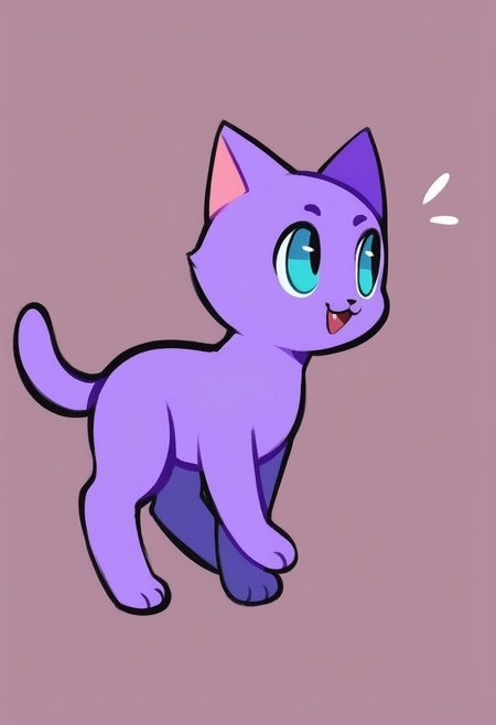 a small sweet cute cat walking