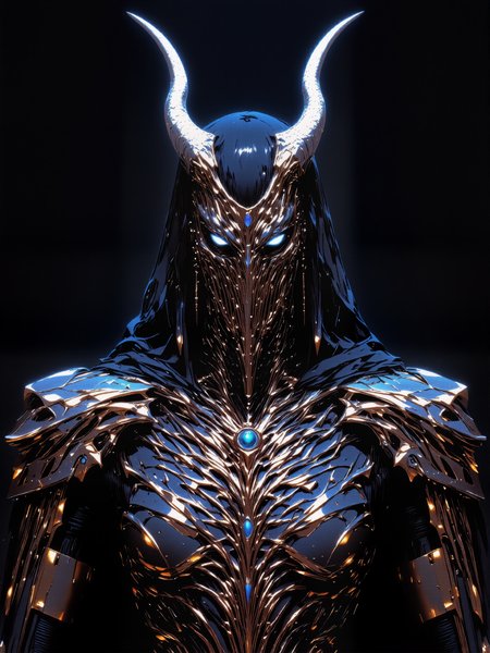 photorealistic, highly detailed, intricate, fractal, iridescence, [:glowing eyes:6], 8k, 16k, gradient background, living in the night, 'neath devils torn asunder, you call on me to solve a crooked rhyme, as i'm closing in imposing on your slumber, you call on me as bells begin to chime, are you on the square? are you on the level?, are you ready to swear right here, right now before the devil? glowing eyes, low camera angle, fractal, iridescence, glow, night blue, silver, platinum, , moonlit, mythp0rt, ne0nfant4sy, midjourney_whisper_avant_couture, <lora:style-mythic_fantasy-v2-flux-by_velvets:0.85> <lora:style-neon_fantasy-flux-by_neowave:0.6> <lora:epic_gorgeous_details-balance-flux-by_flyway:0.8> <lora:style-midjourney_lucid_dreams-flux-by_kawaiikitsuneai:0.12> <lora:midjourney_whisper_avant_couture-flux-by_aihonobono2023:0.72>
