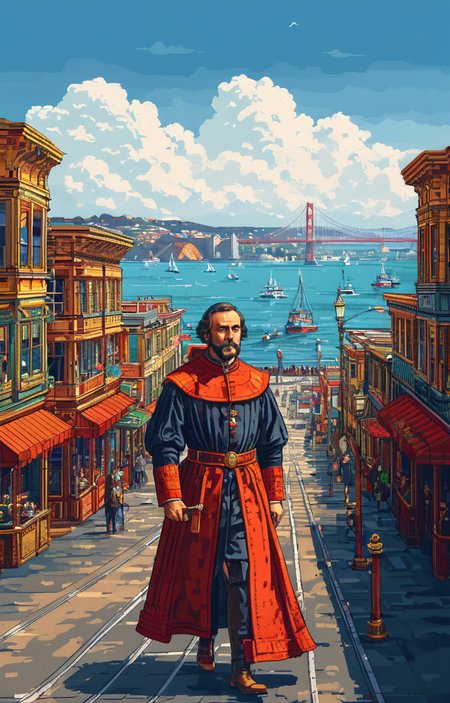 masterpiece,best quality,<lora:tbh15-sdxl:0.9>,illustration, portrait of noble man