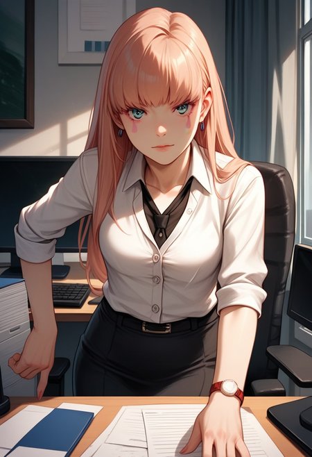 score_9_up, score_8_up, score_7_up, extreamly detailed, beautiful detailed face, complex detailed background, completely clothes, BREAK,
YUNA (B THE BEGINNING), office, office uniform,