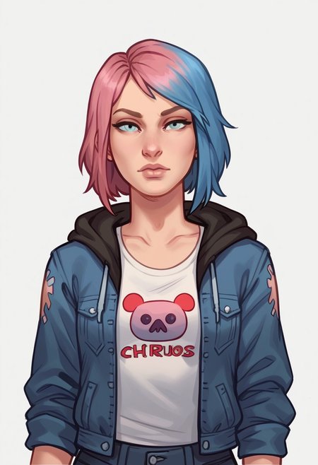 score_9, score_8_up, score_7_up, simple background, jdc_style, ((front view)),
chloe Price
