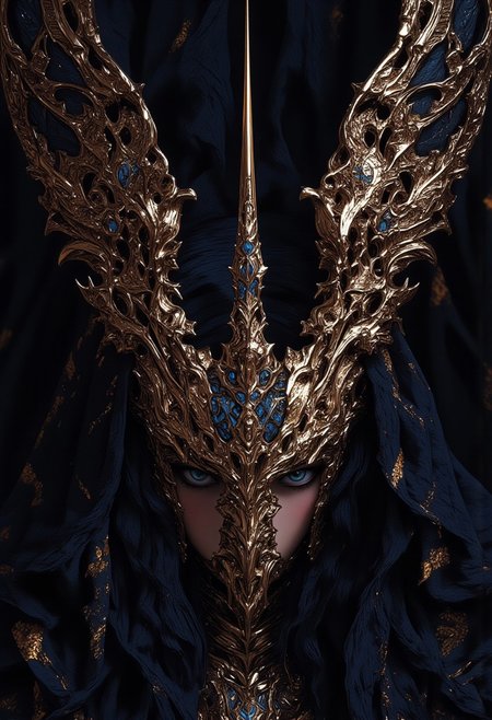 "The high priestess of the Order of the Black Veil lent her support to the newborn chaos, inviting a dramatic change in world equilibrium."