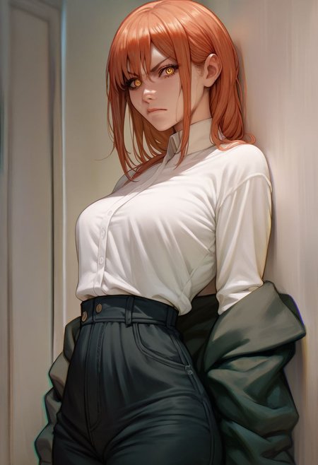 score_9, score_8_up, score_7_up, score_6_up, score_5_up, score_4_up, yoru, Chainsaw Man, standing up straight, looking at viewer, upset,  <lora:AfrobullLycoXL:1>