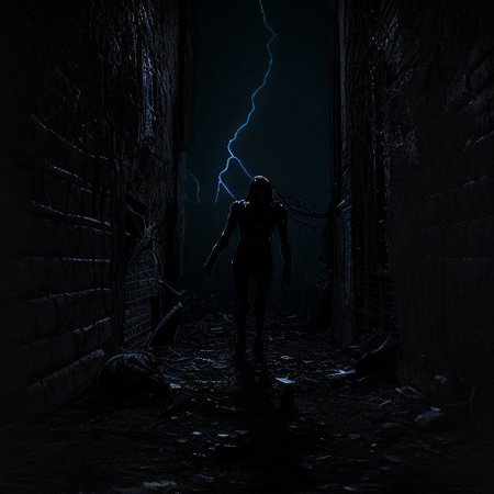 horror scene, knife, indoors, night time, gore, glowing eyes, evil, evil demon, soft errie dim lighting giving just enough light to see the danger ahead, even though it is night and dark there are multiple light sources throughout the scene so it is not overly dark. Horror cinematic lightning. terrifying level 12 out of 10