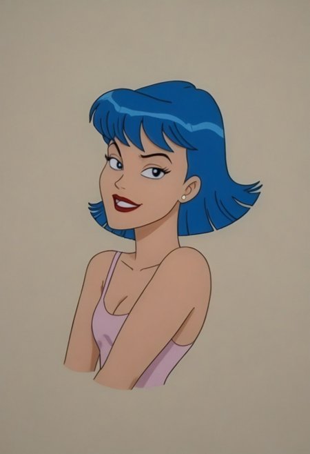 [LoisLane_DCAU|bulma], blue hair,