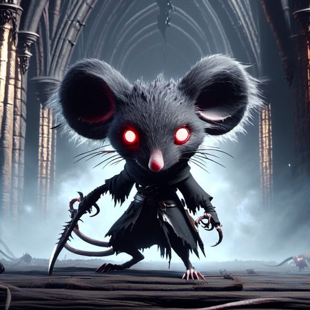 <lora:[XL]Bloodborne:1>Bloodborne mouse