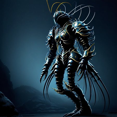 Under-sea monster knight