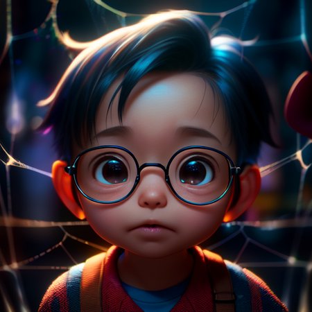 close up of a cute boy playing, background is sunny living room, Cobwebber, (disney artwork:1.1), highly detailed hair, highly saturated, sharp focus, bokeh, artstation, character design by mark ryden and pixar and hayao miyazaki, daz, unreal engine, vray, hyperrealistic, octane render, 
 <lora:theovercomer8sContrastFix_sd15:1>
