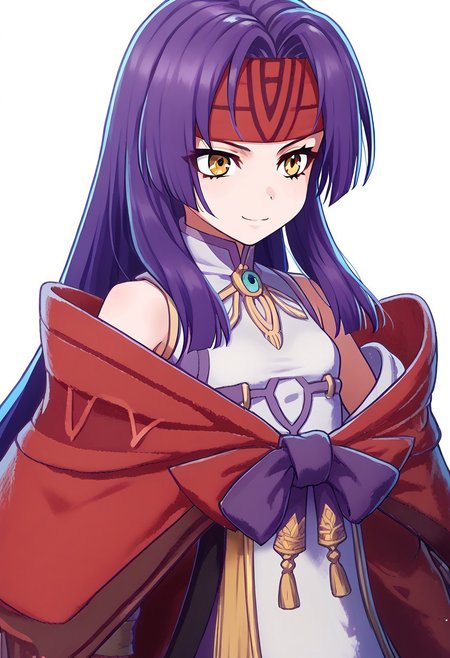 score_9, score_8_up, score_7_up, source_anime BREAK 1girl, solo, <lora:zs_EngagePortraitsXL:1> engageportraits, portrait, white background 
, light smile,confident, sanaki, headband, petite, small breast