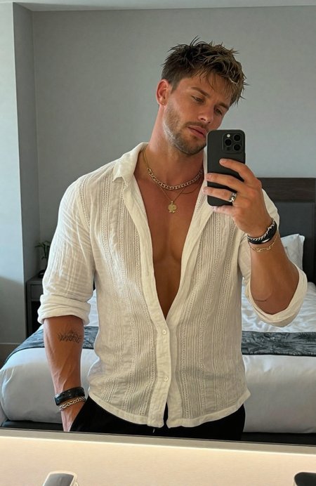 Male Mirror Selfie ZIT LoRA