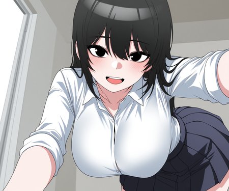 masterpiece, best quality, amazing quality, sfw, 1girl, solo,  shirt, ,pleated skirt, looking at viewer, smile, open mouth,    <lora:gt2p1jpp style ILL-v2:1.4> gt2p1jpp,