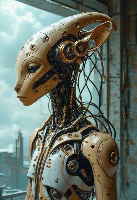 score_9, score_8_up, score_7_up,  ((first person perspective)), landscape photo, tron, heaven, ascendance, god rays, light, gold, sky,  advntr, underwater, alien, colorful, ((zdzislaw beksinski)),translucent,transparent,reelmech, mechanical parts, cable, wires, machinery, joints, body suit