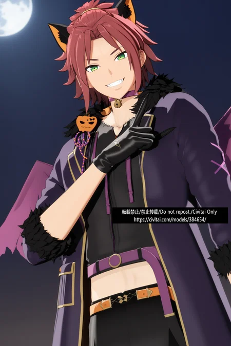 あんさんぶるスターズ！！:衣更真緒/ハロウィン Ensemble Stars!!:Mao Isara 転載禁止/禁止转载/Do not repost/Civitai Only