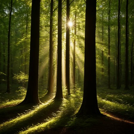 Dappled sunlight in the forest.

<lora:LensFlare01a_CE_XL_300-OT:0.4> lnsflrCE_style