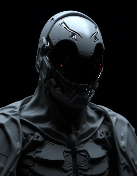 cinematic film still CYBER_CORE_UT
sharp photo of a close-up of a futuristic-looking helmet with a unique design. The helmet is white with a black visor that covers the entire face. The visor has a red line running across it, creating a striking contrast against the white helmet. The front of the helmet is covered in a gray cape that is draped over the back of the person's body. The cape has multiple rows of black metal panels that are attached to the sides of the cape. The panels are arranged in a symmetrical pattern, with the top panel being the largest and the bottom panels being the smallest. The background is completely black, making the helmet and cape stand out. The overall mood of the image is dark and mysterious.
<lora:CYBER_CORE_UT:0.75> . shallow depth of field, vignette, highly detailed, high budget, bokeh, cinemascope, moody, epic, gorgeous, film grain, grainy
