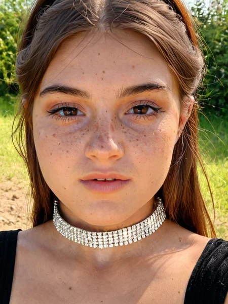 Rhinestone Choker SDXL & FLUX