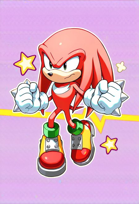 Classic Super/Hyper Knuckles (Sonic The Hedgehog)
