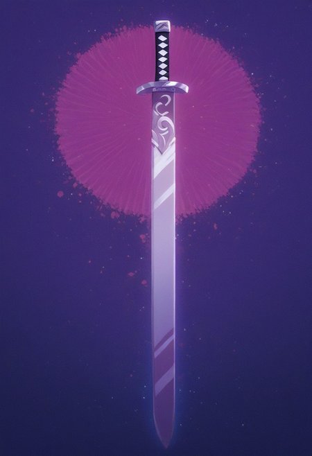 (score_9, score_8_up, score_7_up, score_6_up), abstract art, abstract art, abrstact_background, abstract, Night time, starry sky, dark lighting, Zyrnox-Exoterra Style, zyrnox style, EvoNexus, (Katana, Planted Sword)