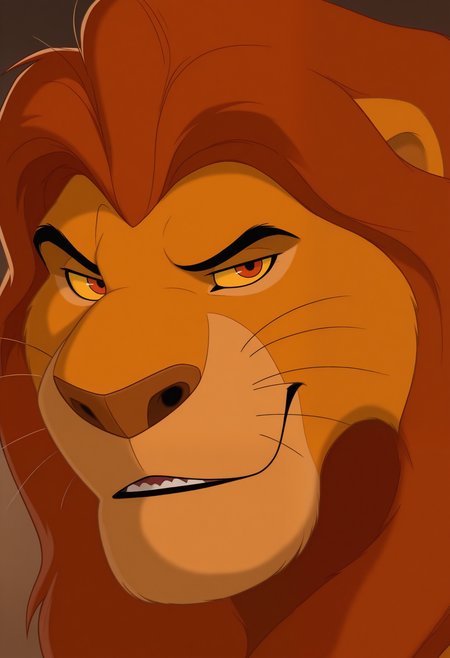 masterpiece,best quality,amazing quality, 1boy, solo, muf4s4, anthro lion, orange fur, colored sclera, red eyes, red mane, whiskers, bara, close up, seductive, manly,
