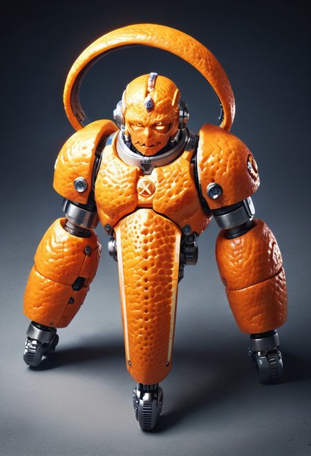 score_9, score_8_up, score_7_up, orange peel, masterpiece, 4k, highly detailed, absolutely eye-catching,  drdnght machine, made of orange peel