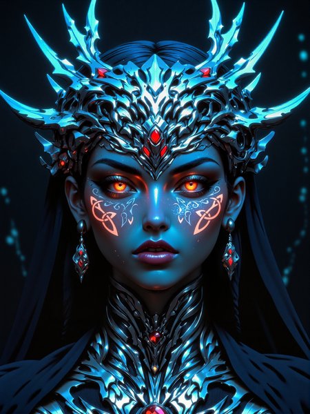 photorealistic, highly detailed, intricate, fractal, iridescent, [:intensely glowing eyes:6], 8k, 16k, gradient background, beckoning, the children of the night, the spirits of the undead, and the lesser lights, now the time has come to reach out, we must heed their calls, when strange gateways beckon, low camera angle, fractal, iridescence, glow, night blue, silver, platinum, cyan, teal, moonlit, mythp0rt, ne0nfant4sy, midjourney_whisper_avant_couture, <lora:style-mythic_fantasy-v2-flux-by_velvets:0.85> <lora:style-neon_fantasy-flux-by_neowave:0.64> <lora:epic_gorgeous_details-balance-flux-by_flyway:0.76> <lora:style-midjourney_lucid_dreams-flux-by_kawaiikitsuneai:0.12> <lora:midjourney_whisper_avant_couture-flux-by_aihonobono2023:0.72>